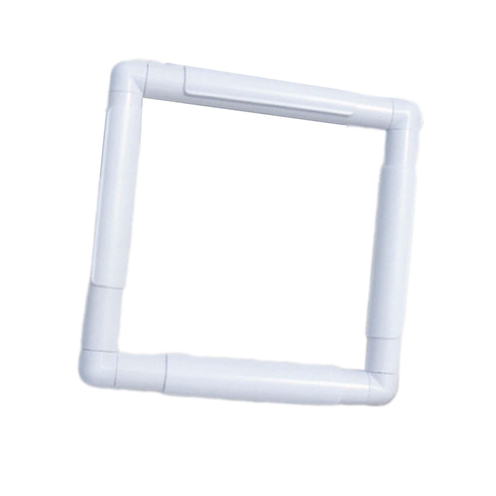 amagogo Cross Stitch Frame Clip Frame Beginners Silk Painting Square Embroidery Hoop 43.1cmx43.1cm
