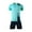 Sky Blue, variant on Cethrio Boys Activewear Outfit Sets, Summer 2 Piece Casual Quick-dry Boys' Shorts Sets Sky Blue Size 8