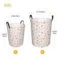 thumbnail image 2 of Lsque Maple Leaves pattern Laundry Hamper Basket, Tall Woven Rope Hamper Basket for Clothes, Lightweight Storage Basket, Collapsible Waterproof-Small, 2 of 8