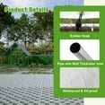 thumbnail image 4 of Large Metal Chicken Coop Run Backyard Hen House Poultry Habitat Cage Walk in Chicken Run with Waterproof & Anti-UV Cover, Outdoor Cage Peak Hen House for Yard Farm, 313.03x80.67x80 in., 4 of 8