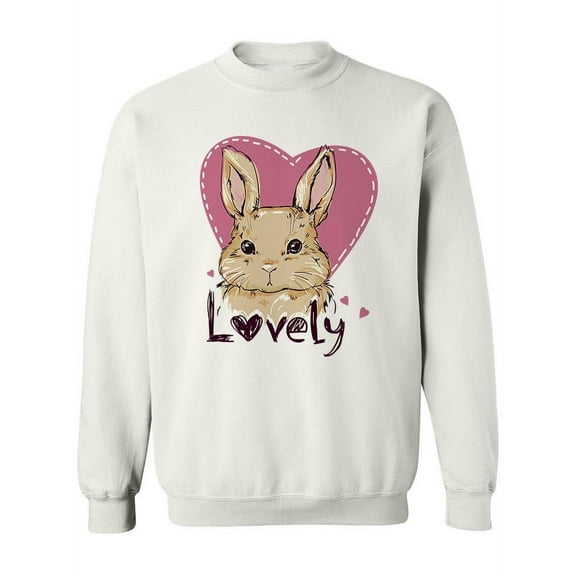 Lovely Bunny. Sweatshirt Women -Image by Shutterstock, Female Large