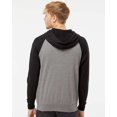 thumbnail image 3 of Independent Trading Co. Unisex Special Blend Raglan Full-Zip Hooded Sweatshirt, 3 of 5