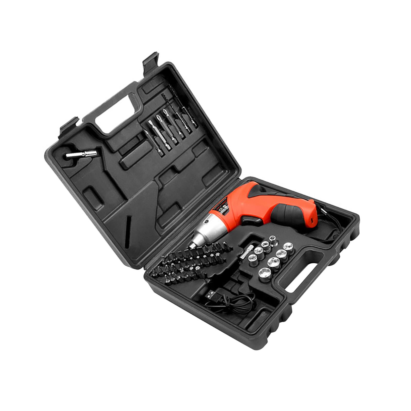 figatia Portable Screwdriver Set Cordless Electric Screwdriver 3.6V Home DIY Sturdy Rechargeable Precision Screwdriver Set