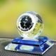 thumbnail image 5 of Asiento de perfume de coche de cristal con reloj, capacidad de 10 ml, diseño exquisito, reloj incorporado, base estable, fácil instalación, portátil, tamaño de 8x8x9 cm, peso de 500 g, incluye cinta, 5 of 6