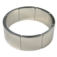 thumbnail image 2 of N42 Neodymium Arc Magnet - 37.5mm O.R. x 33.5mm I.R. x 90 degrees x 25mm thick (South) (Pack of 1), 2 of 2