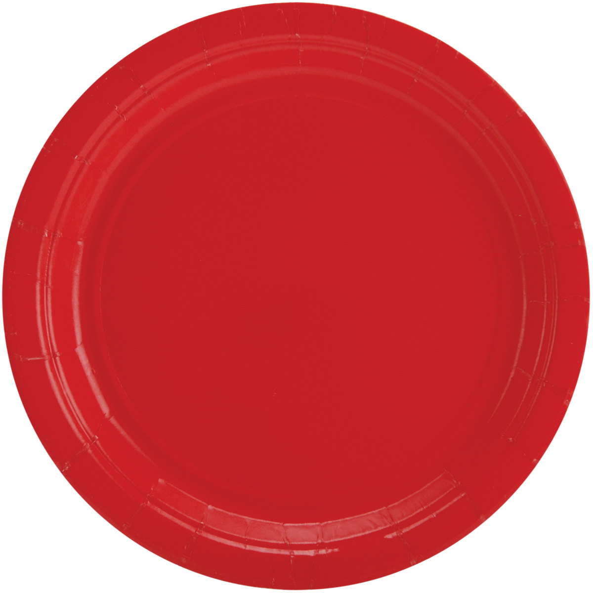 9" Paper Lunch Plates, Apple Red, 50 ct - image 2 of 2