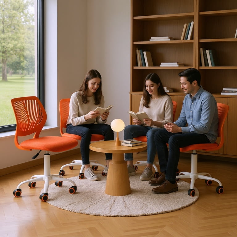 Homy Casa Teen Desk Chair, Citrus Pop photo 7
