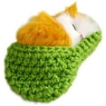 thumbnail image 2 of Sleeping Cat Toy Small Cat Stuffed Animal Plush Toy Kitten(Cat in Random Color)Green, 2 of 6