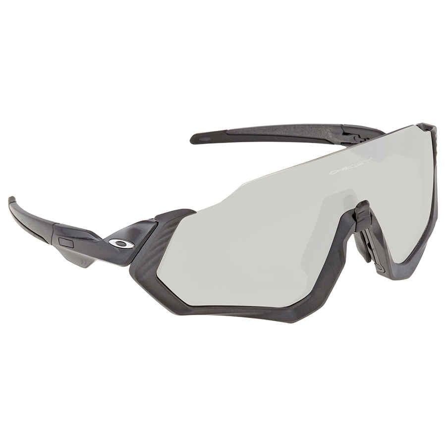Oakley Flight Jacket Clear Black Iridium Photochromic Shield Men's  Sunglasses OO9401 940107 37 