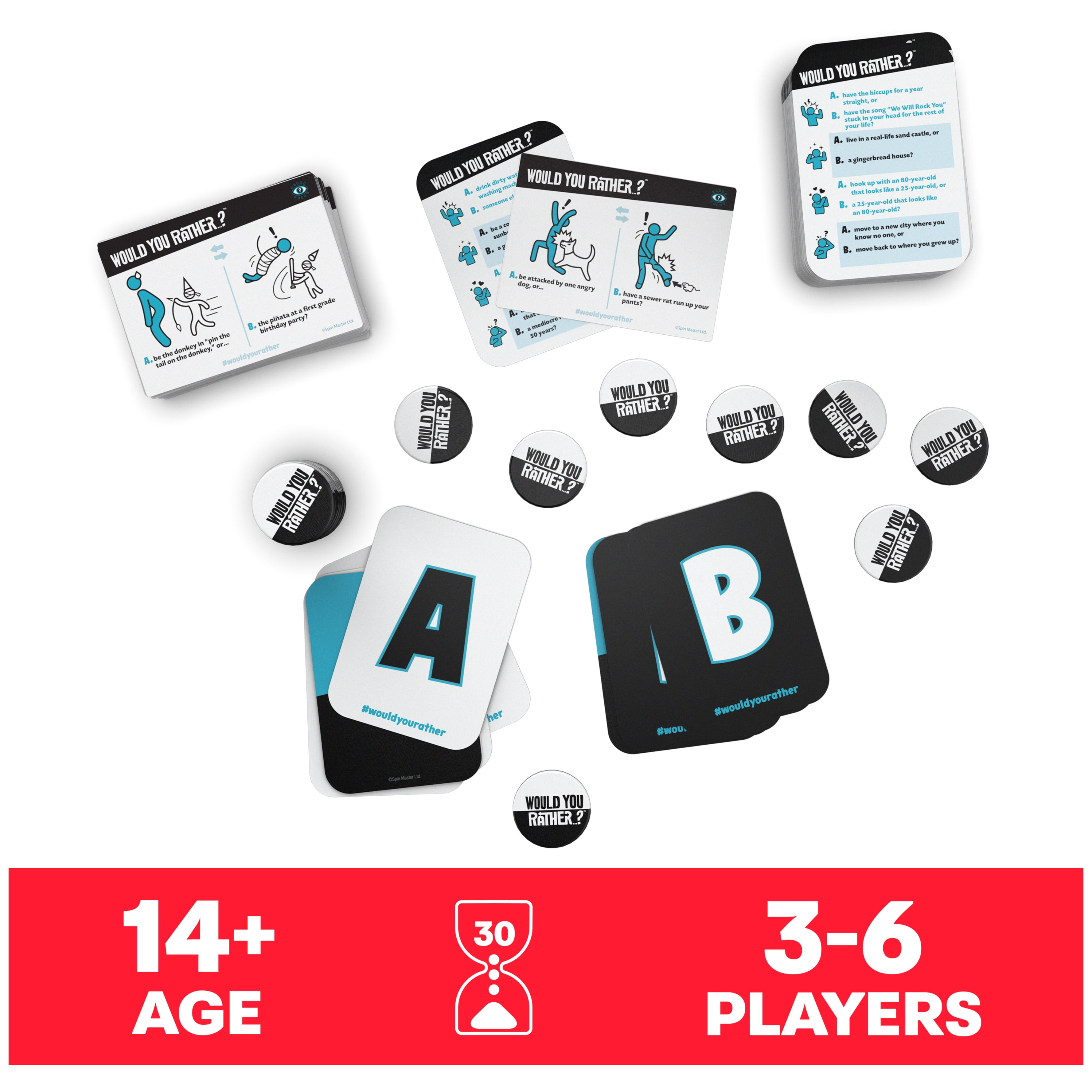 Would You Rather? The Game, Card Games for Adults & Teens Ages 14+