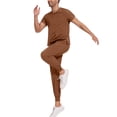 thumbnail image 6 of Fabrcox Scrub Men Set Nurse Uniform Jogger Suit Stretch Top & Pants Scrub Suit Medical Uniform with Pocket, 6 of 6