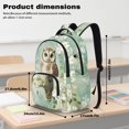 thumbnail image 6 of Jeiento Owl 17 Inch Kids Book Bag Set 4-Piece Lunch Bag Pencil Case Water Bottle Holder Lightweight Large Capacity Schoolbag for Elementary Middle School, 6 of 7