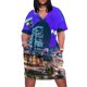 thumbnail image 2 of Worm in the City vestido suelto con bolsillos vestido de noche de lujo para mujer ropa de mujer vestidos largos, 2 of 7