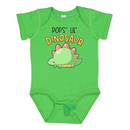 

Inktastic Pops Lil Dinosaur with Cute Stegosaurus Gift Baby Boy or Baby Girl Bodysuit