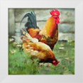 thumbnail image 1 of Pautov, Igor 20x20 White Modern Wood Framed Museum Art Print Titled - Bird Yard, 1 of 4