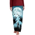 thumbnail image 5 of Jesvior Women'S Casual Halloween Print Sleep Pants Soft Lounge Pajama Trousers with Drawstring Elastic Waist for Home Nightwear, 5 of 5