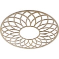 thumbnail image 2 of 40"OD x 13 5/8"ID x 3/8"T Cannes Wood Fretwork Pierced Ceiling Medallion, Hickory, 2 of 3