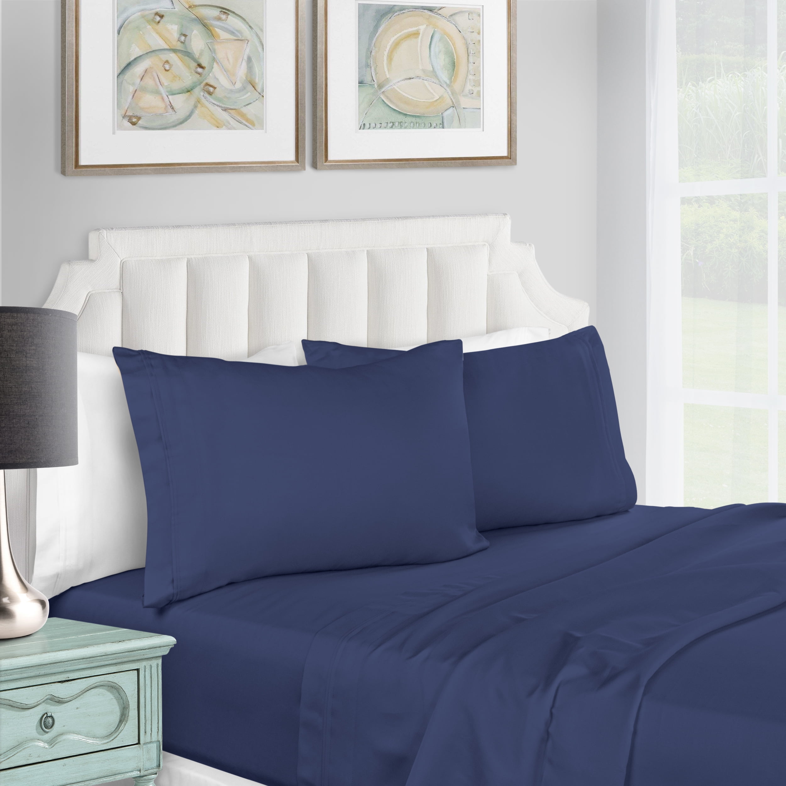 1000TC Egyptian Cotton Upto 30/"Extra Deep Pocket 4Pc Sheet Set All Colors/&Size