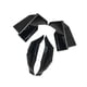 thumbnail image 2 of Winglet lateral delantero de motocicleta, cubierta de alerón de aleta de viento, Winglet de carenado de motocicleta Tiras negras Zulema Winglet de carenado, 2 of 8
