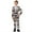 Aztec Cow American Tribal, variant on Polynesia Plumeria Flower Print Boys Suit 2 Piece Slim Fit Kids Tuxedo Suit Formal Wedding Outfit Blazer Pants Set Dresswear, 6-7 Years