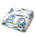 thumbnail image 3 of Piplup Blanket Super Soft Cozy Warm Plush Throw Blanket for Boys Girls Kids, Lightweight Fuzzy Flannel Blankets for Couch Sofa Bed Travel Camping Gifts 30"x50", 3 of 8