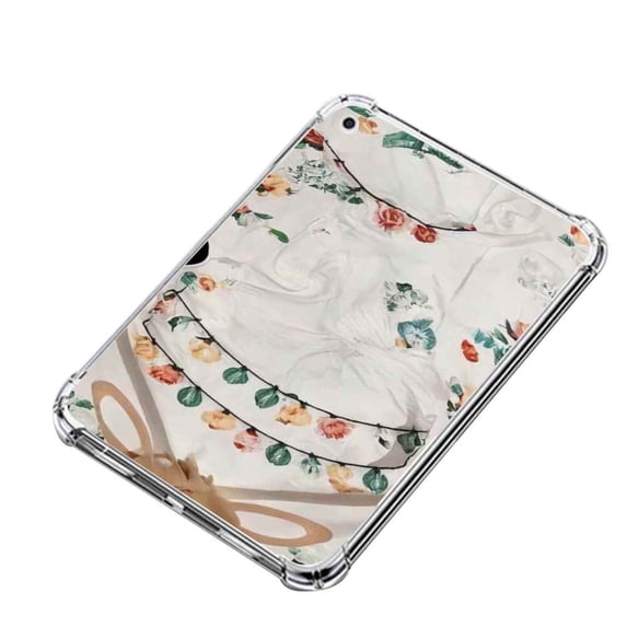 Compatible with iPad Pro 12.9 inch 2018 Phone Case, White-Cute-32 Case Silicone Protective for Teen Girl Boy Case for iPad Pro 12.9 inch 2018