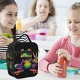 thumbnail image 6 of Colorful Peace Frog Lunch Box - Insulated Lunch Bags for MenWomenWomenMen Detachable Handle Lunchbox Meal Tote Bag, 6 of 7