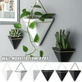 thumbnail image 1 of Simple Container Iron Vases Ceramic Self Water-Absorbing Planter Nordic Succulent Plant Wall Mounted Flowerpot, 1 of 7