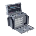 thumbnail image 1 of SKB Medium Tackle Box, 4 Storage Boxes with Dividers and Padlockable Latch, Gray, 1 of 6