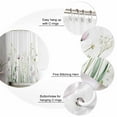 thumbnail image 5 of Small Stall Shower Curtain 36x72 Inch Narrow Half Size Green Botanical Floral Bath Curtains Bathroom Decor Spring Summer Rustic Waterproof Fabric Shower Curtain Set with Hooks 36 Inch, 5 of 6