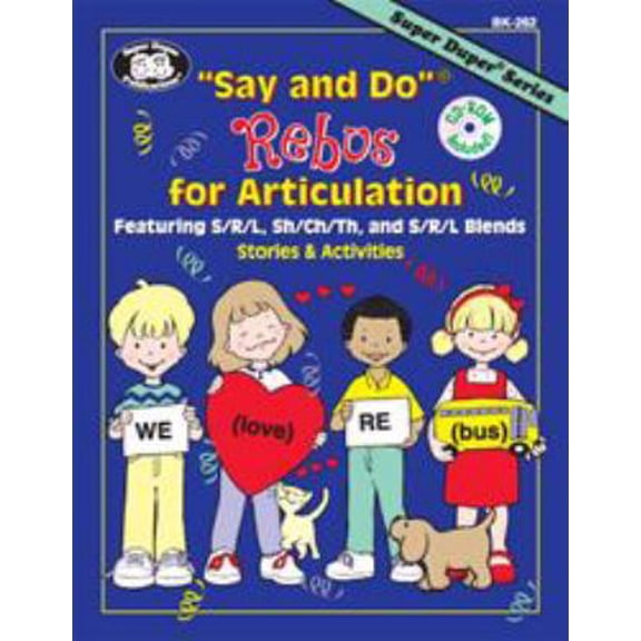 Pre-Owned Super Duper Publications | Say and Do Rebus for Articulation Stories & Activities: Featuring S/R/L, SH/CH/TH, and S/R/L Blends Stories & Activities | E... (Unknown) 1586500651 9781586500658