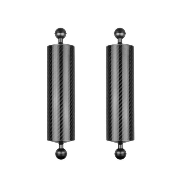 2x Flotante de Fibra de Carbono para Cámara de Buceo -dix Pulgadas