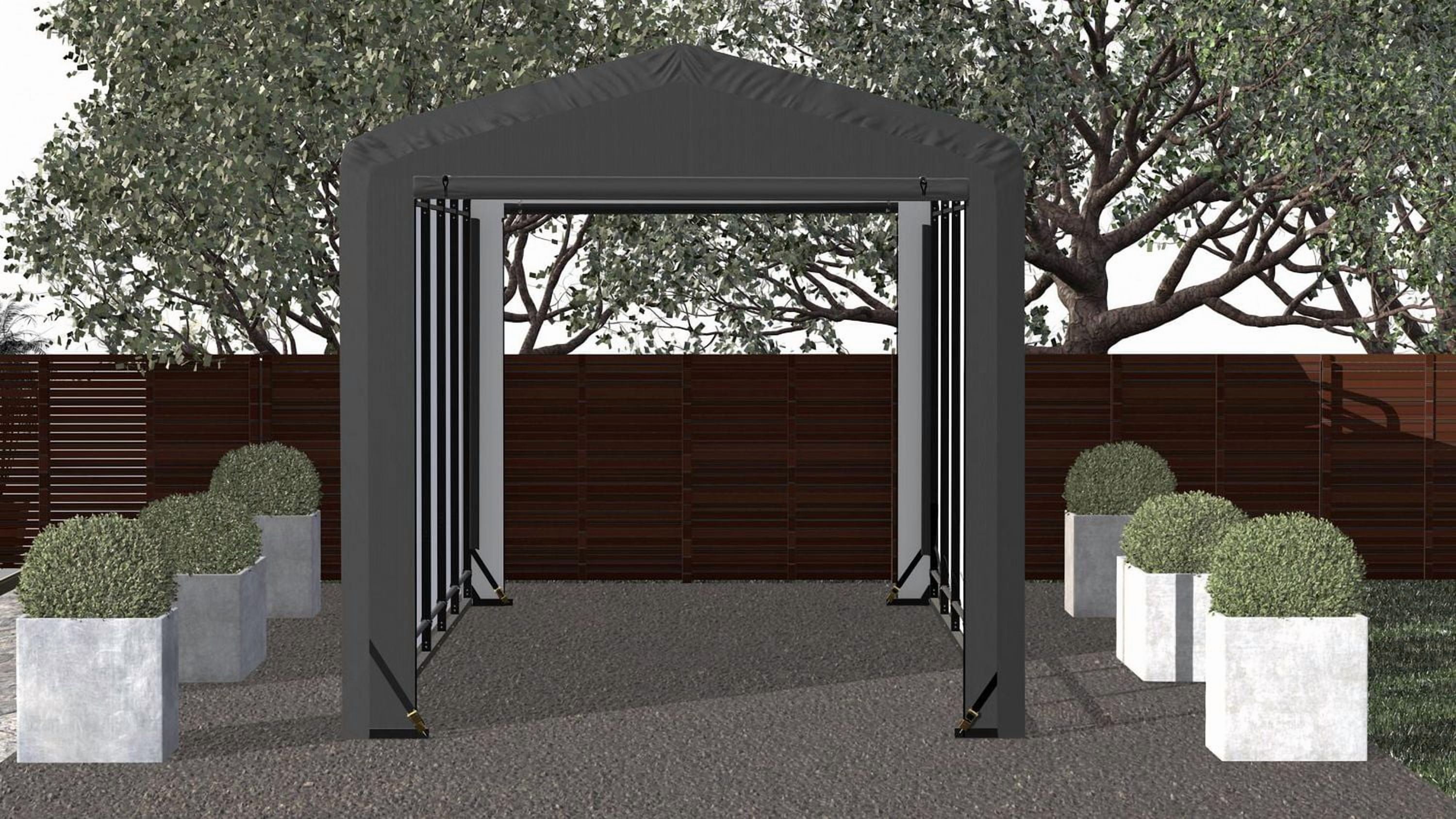 Garage ShelterTube classé vent/neige 10x27x10  Grs