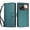 YB04, variant on Lucky Clover Wallet Phone Case for BLU Bold N4, 9 Card Slots Flip PU Leather Folio Cover with Hand Strap Kickstand Shockproof Protective Cash Pocket Phone Purse Case.B04