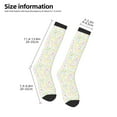 thumbnail image 2 of Sikiie Colorful Dandelion Knee Socks, High Socks Long Stretchy Sock Women Knee High Stocking, Long Socks for Women, 2 of 6