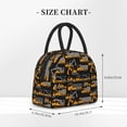 thumbnail image 3 of Haiem Yellow Excavator Printed Lunch Bag Women, Lunch Box Lunch Bag for Women, Small Leakproof Cute Lunch Tote Large Capacity Reusable Insulated Cooler Lunch Container, 3 of 6