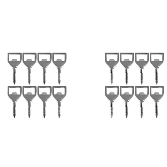 NEW Metal Bottles Opener Kits 16 Pack Blank Stainless Steel Insert DIY Beer Square