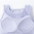 thumbnail image 4 of Lopecy-Sta Women’s Sports Bra High Neck Mesh Layered Longline High Support Workout Top Removable Padded Seamless Bra for Gym and Daily Wear, 4 of 9