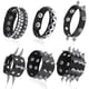 thumbnail image 1 of Pulseras Hicarer de piel punk con tachuelas para hombre y mujer, 1 of 7
