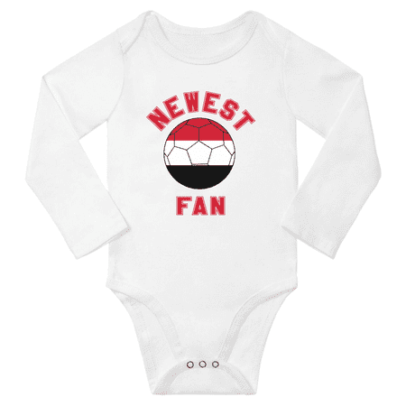 

Newest Yemen Soccer Football Fan Baby Long Sleeve Bodysuits (White 12 Months)