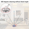 thumbnail image 3 of Spin Mop Replacement Handle, fenze 49-inch 360 Degree Rotating Telescopic Spin Mop Pole Handle and Stainless Steel Mop Disc for Household Floor Cleaning Accessories, Khaki, 3 of 6