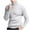White, variant on purcolt Mens Slim Fit Turtleneck Sweater Long Sleeve Cable Knitted Twisted Pullover Soft Casual Winter Tops