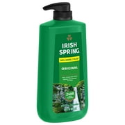 (4 pack) Irish Spring Mens Body Wash, Body Wash for Men, All Skin Types, Original Scent, 30 fl oz Bottle