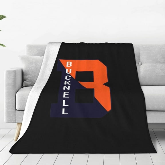 Bucknell University Blanket Large Luxury Fleece Soft Anti-Static Anti-Pilling Flannel Bed Blanket