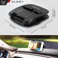 thumbnail image 3 of Car GPS Phone Holder for Car Dashboard, 360 Degree Rotation for 6.5 inch Alogy Phone, Black, 3 of 5
