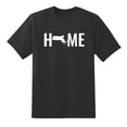 thumbnail image 1 of Home State Massachusetts Design Mens Graphic T Shirts Black, 1 of 1