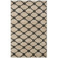 thumbnail image 2 of HAND KNOTTED SUMAK JUTE ECO-FRIENDLY AREA RUGS - 4'x6', Rectangle Shape, Beige Black Color, Geometric Pattern, High Pile, Natural Fiber, Outdoor Indoor Handmade Area Rugs for Living Room (J00079), 2 of 12