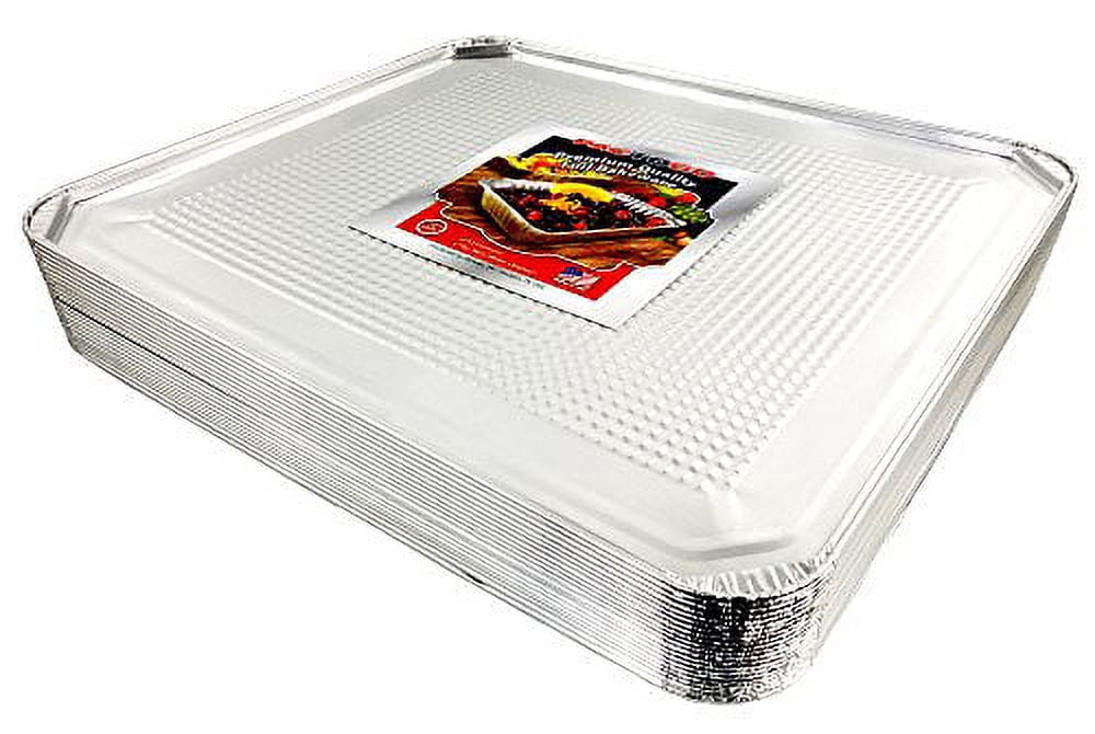 Pactogo Aluminum Foil Oven Liner Sheet Pan 20/Pk - 18" x 15" Disposable Sheets (Pack of 20)