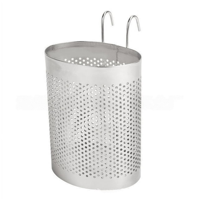 Soporte de drenaje de acero inoxidable para cocina, soporte para palillos colgantes, gancho para palillos, jaula para almacenamiento de cocina para el hogar