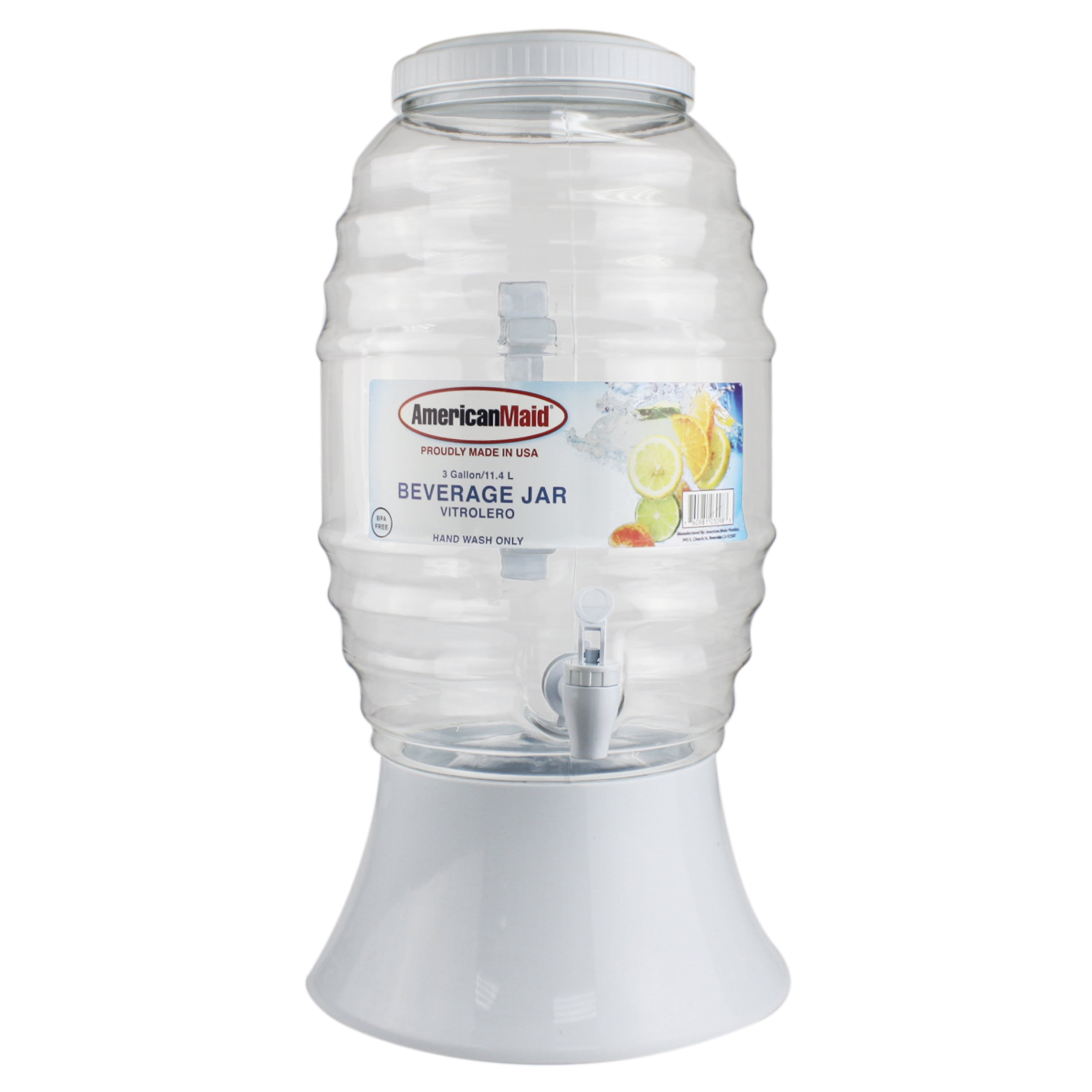 American Maid Plastic Beverage Jar with Spigot, Assorted - Shop